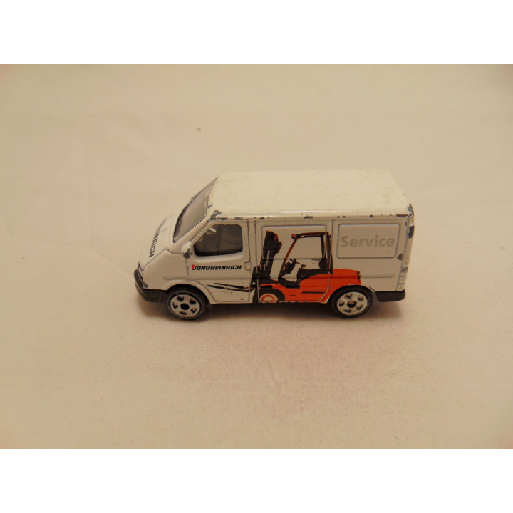 Ford Transit van 1999 Jungheinrich service Edocar 1:64 wit