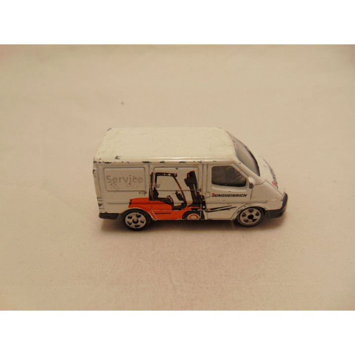 Ford Transit van 1999 Jungheinrich service Edocar 1:64 wit