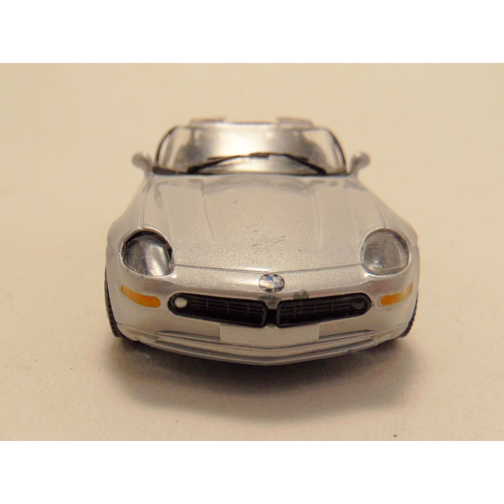 Bmw Z8 spider cabrio 1:43 Bburago zilverkleurig