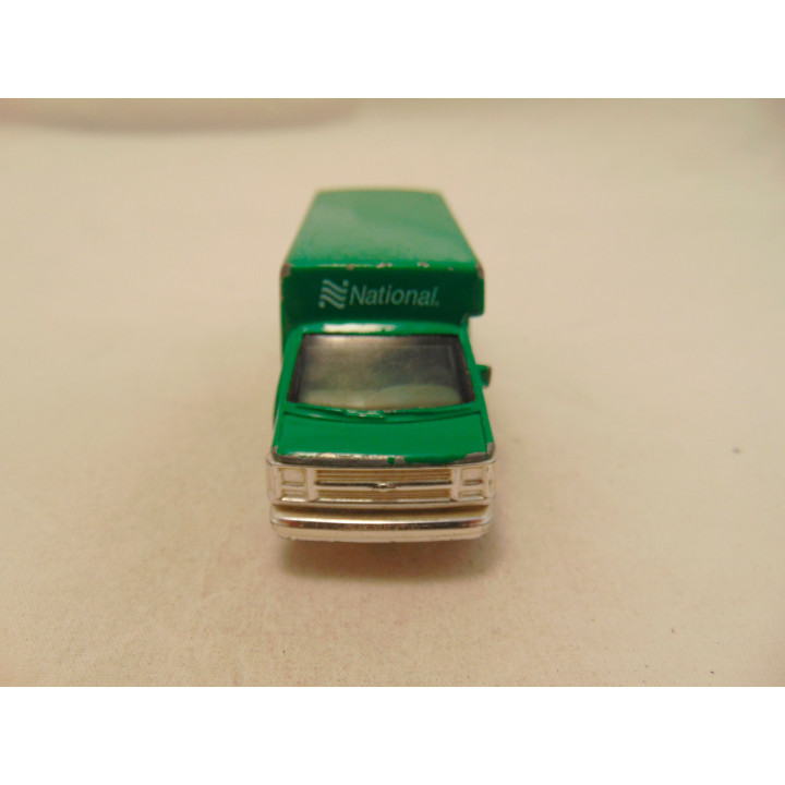 Chevrolet transporter bus National Car Rental Matchbox groen