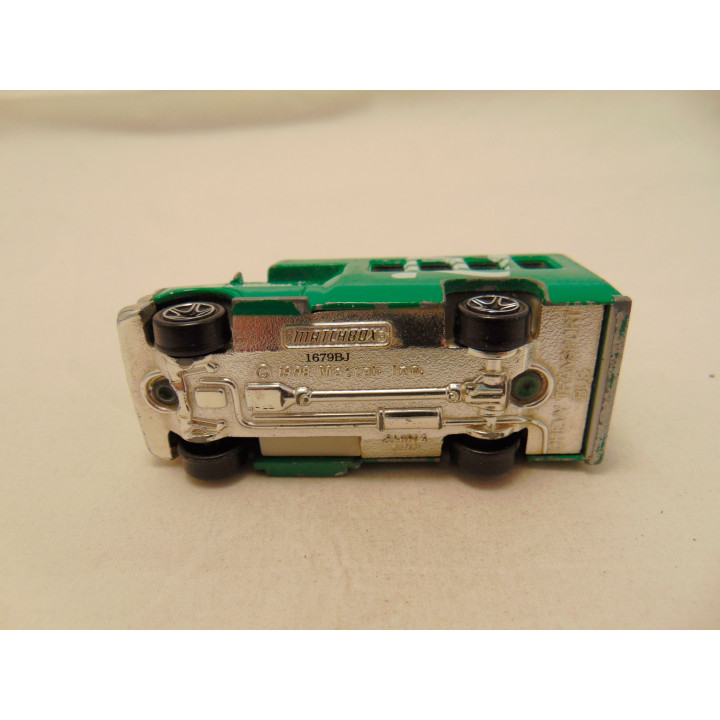 Chevrolet transporter bus National Car Rental Matchbox groen