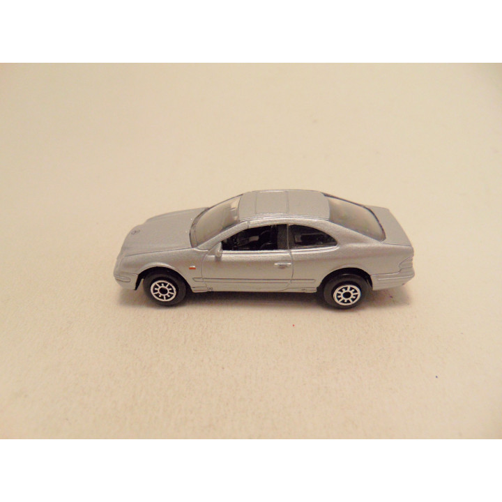 Mercedes CLK 1:64 Welly zilverkleurig