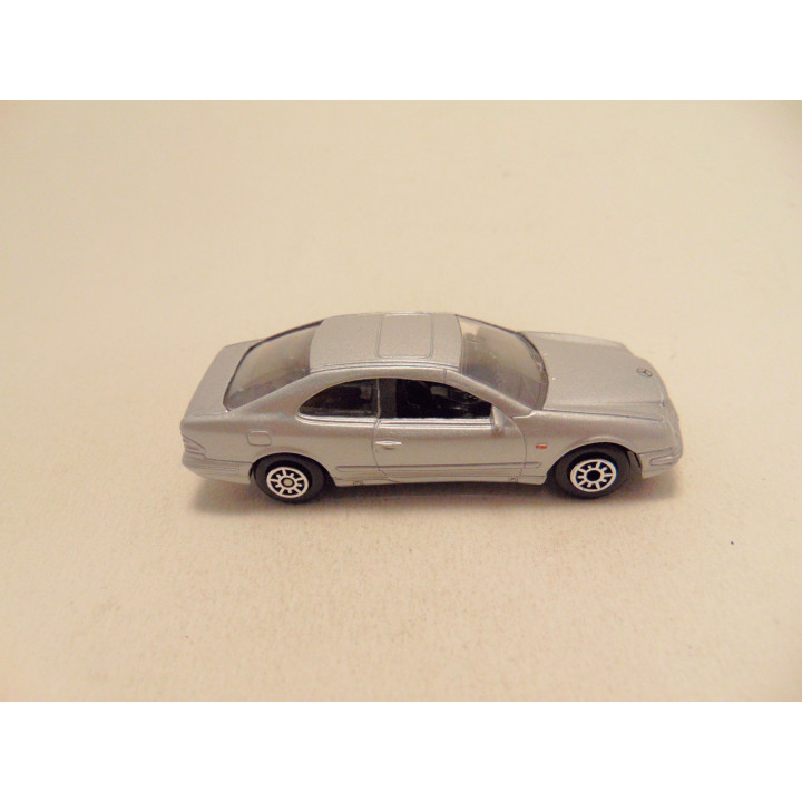 Mercedes CLK 1:64 Welly zilverkleurig