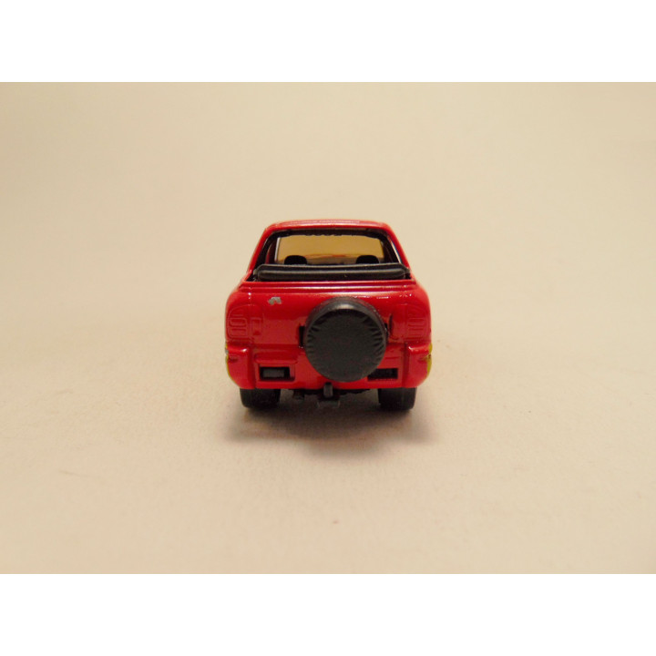 Toyota Rav4 Reebok Coast guard Majorette 1:50 rood - modelauto