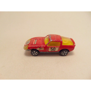 Austin Healey Le Mans sprite Corgi 1:64 whizz wheels donkerrood