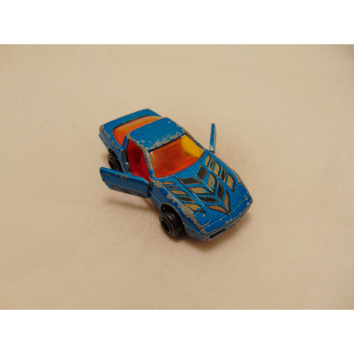 Chevrolet Corvette C4 1:57 Majorette 215 268 blauw