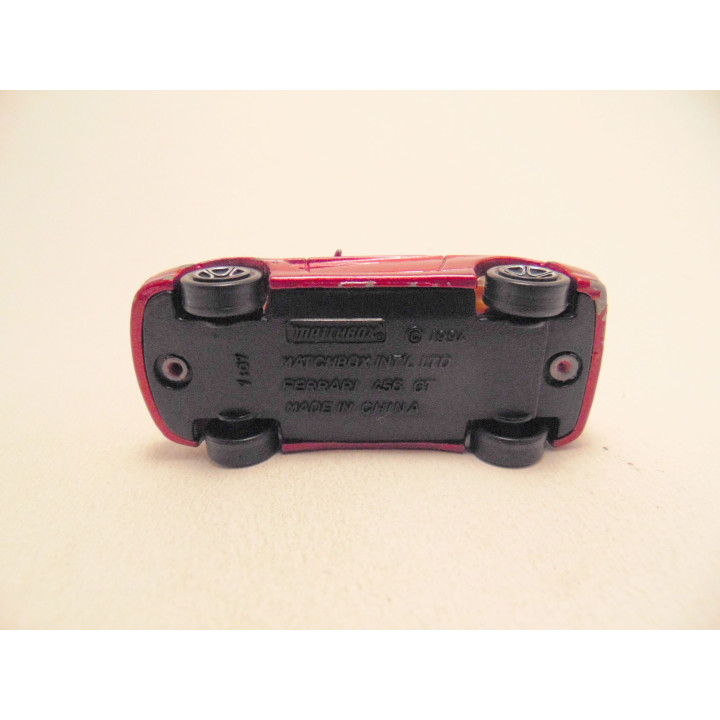 Ferrari 456 GT Matchbox 1:61 donkerrood Ferrari 456 GT Matchbox 1:61 donkerrood