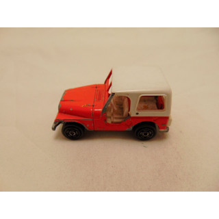 Jeep CJ5 Majorette rood