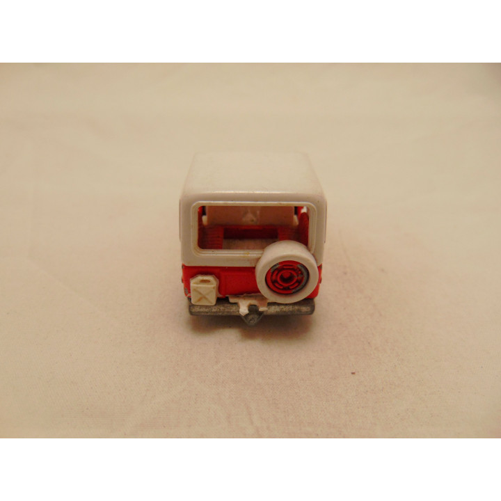 Jeep CJ5 Majorette rood