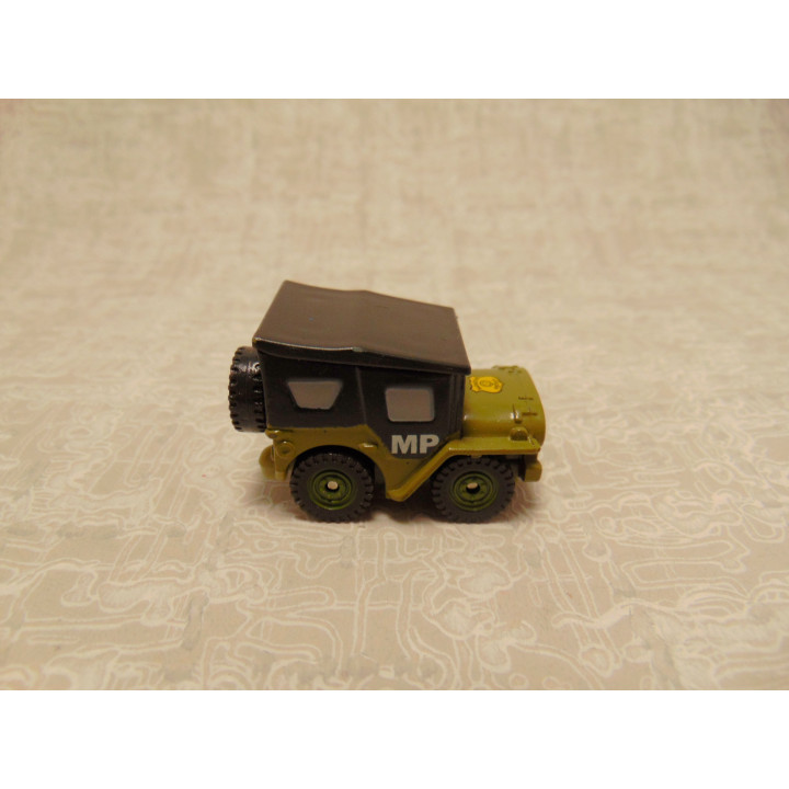 Jeep Willy MP Sarge cars Pixar militair legergroen - modelauto