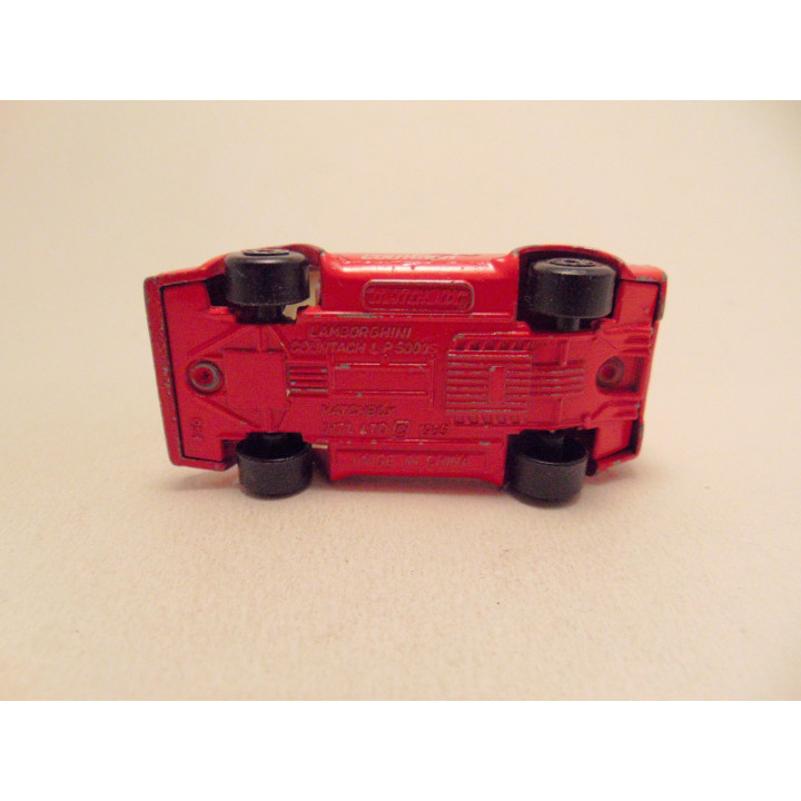 Lamborghini Countach LP500S Matchbox 1:56 rood