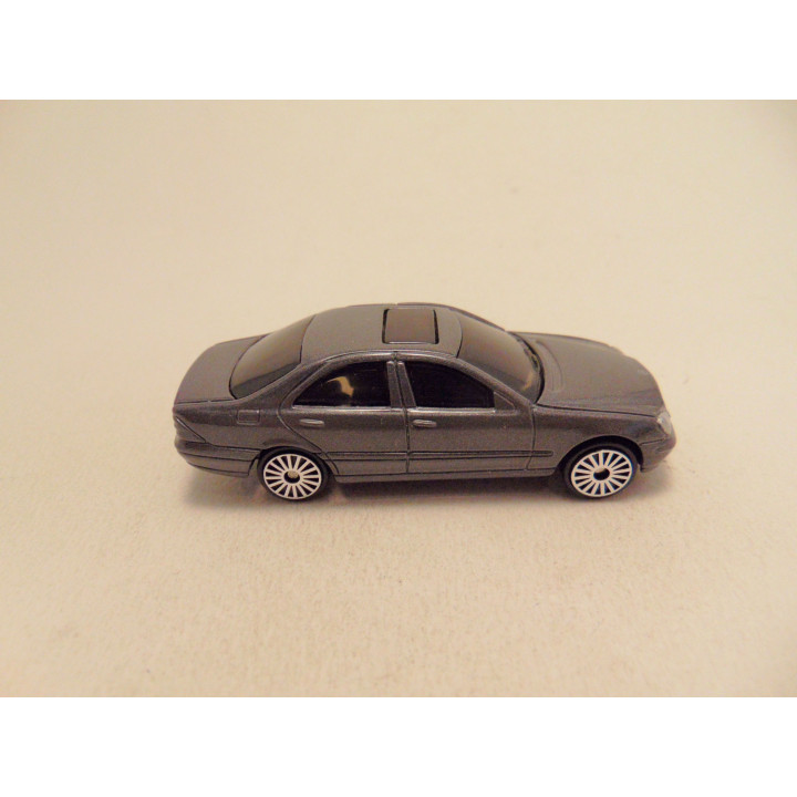 Mercedes S class 1:64 Maisto donkergrijs