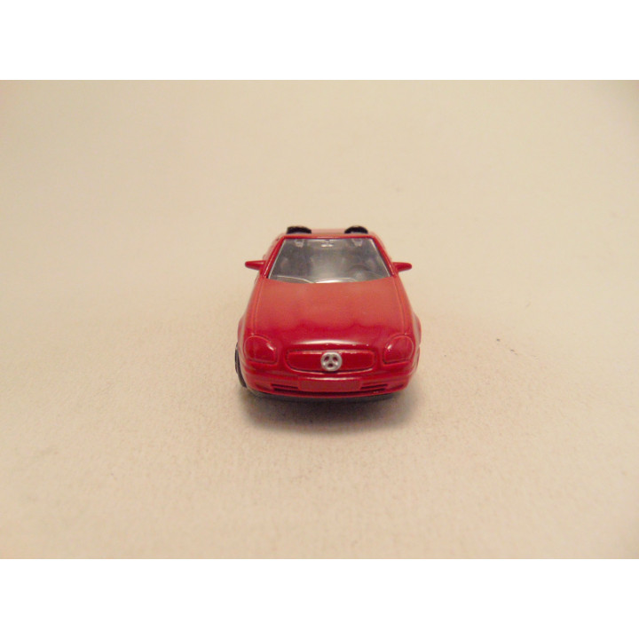 Mercedes SLK cabrio 1:64 Maisto donkerrood