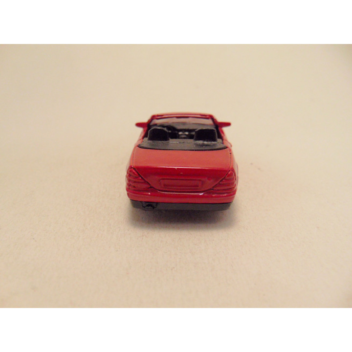 Mercedes SLK cabrio 1:64 Maisto donkerrood