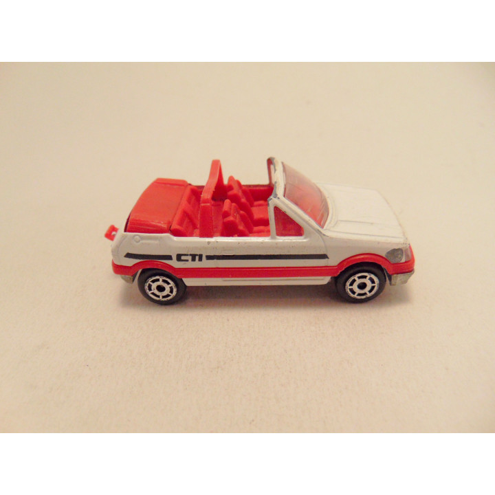 Peugeot 205 CTi Majorette 1:53 wit