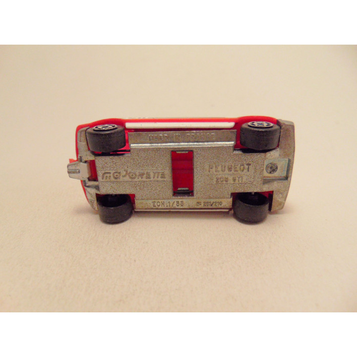 Peugeot 205 CTi Majorette 1:53 wit