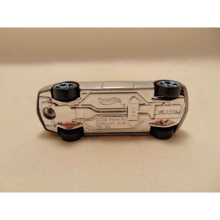 Cadillac V16 Concept Hot wheels 2008 zilverkleurig