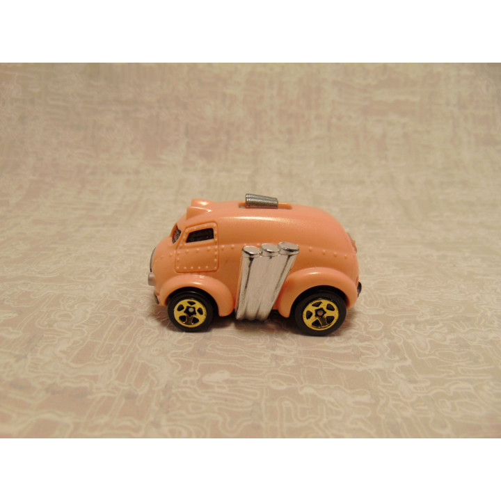 Hamm on Wheels Toy Story 3 Disney Pixar Hot wheels 1:64 roze