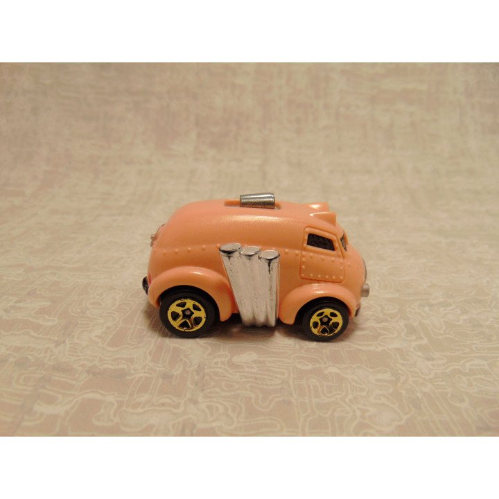 Hamm on Wheels Toy Story 3 Disney Pixar Hot wheels 1:64 roze