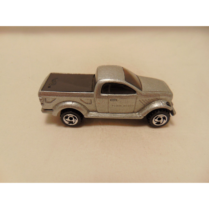 Dodge Power Wagon Hot wheels 2000 zilverkleurig