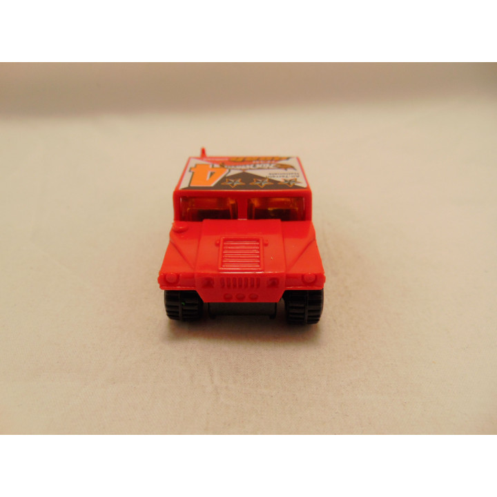 Hummer Humvee 1992 4x4 Monsters 5 Pack Hot wheels 2002 rood
