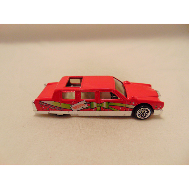 Lincoln limousine Limozeen Happy Birthday 5 Pack Hot wheels 2002 rood