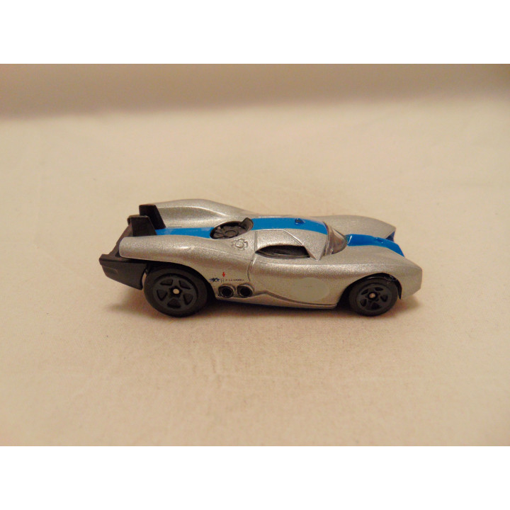 Prototype H24 Le Mans 24 uur Hot wheels 2008 zilverkleurig