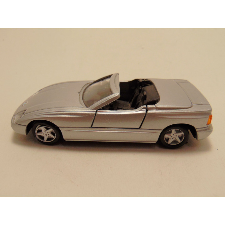 Bmw Z1 cabrio 1:38 Edocar zilverkleurig