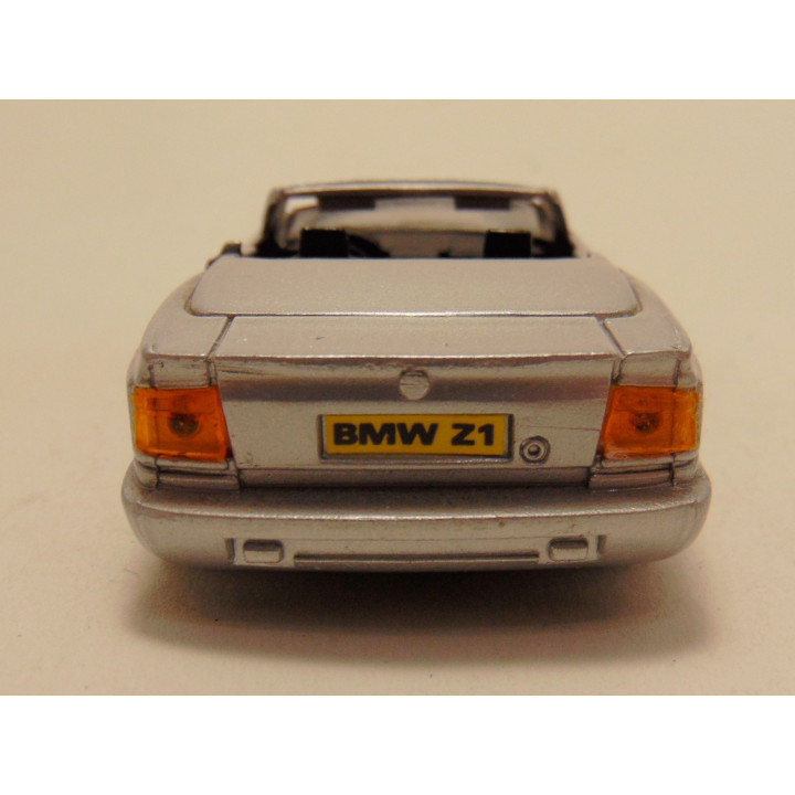 Bmw Z1 cabrio 1:38 Edocar zilverkleurig