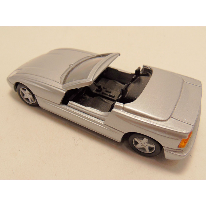 Bmw Z1 cabrio 1:38 Edocar zilverkleurig