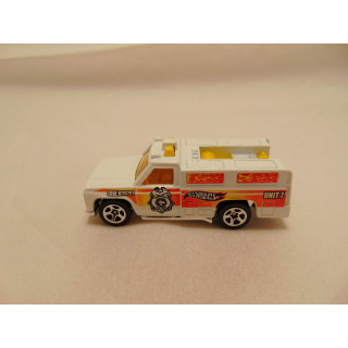GMC Rescue Ranger Brandweer Heat Fleet 5 Pack Hot wheels 2002 wit
