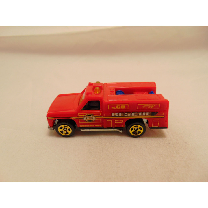 GMC rescue ranger Brandweer HW City Works 5 Pack Hot wheels 2011 rood