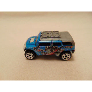 Hummer H2 Rockster Robo Revenge 5 Pack Hot wheels 2005 Blauw