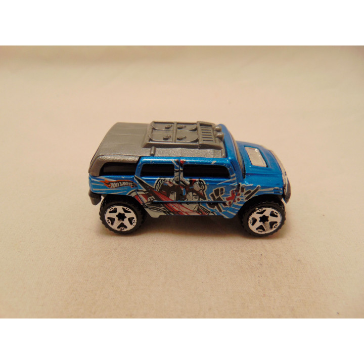 Hummer H2 Rockster Robo Revenge 5 Pack Hot wheels 2005 Blauw