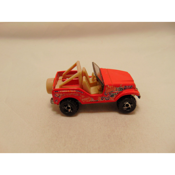 Jeep CJ7 Trailbuster World Tour 5 Pack Hot wheels 2000 rood