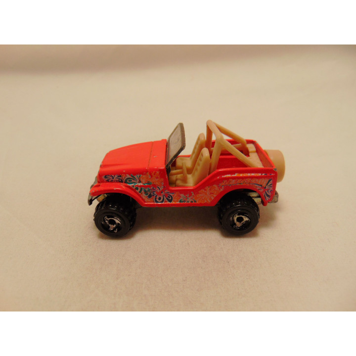 Jeep CJ7 Trailbuster World Tour 5 Pack Hot wheels 2000 rood