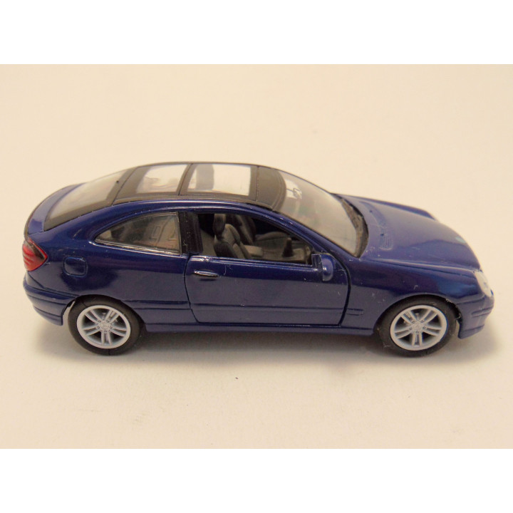 Mercedes C class Sport coupe 1:36 Welly blauw