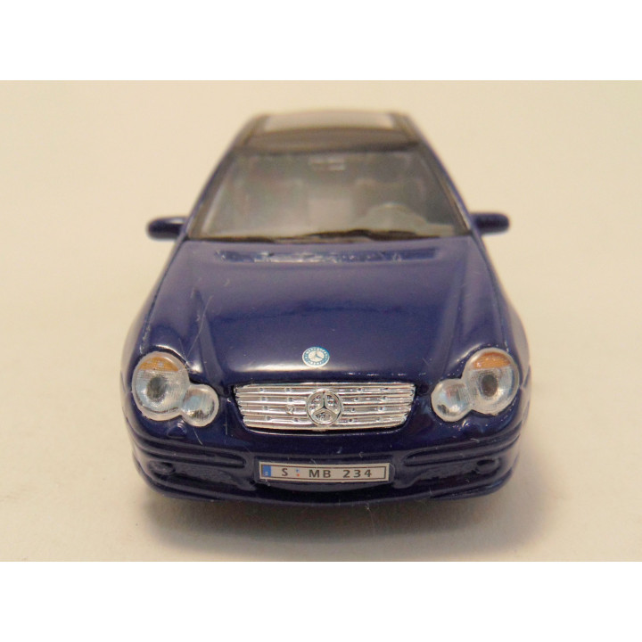 Mercedes C class Sport coupe 1:36 Welly blauw