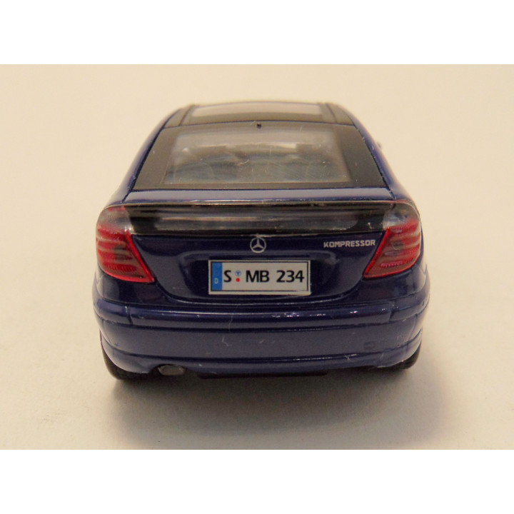 Mercedes C class Sport coupe 1:36 Welly blauw