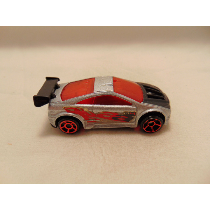 Mitsubishi Eclipse Asphalt Assault Hot wheels zilverkleurig