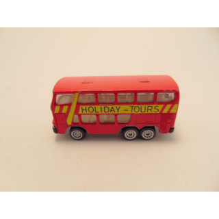 Dubbeldekker tour bus Holiday tours Siku 1353 rood