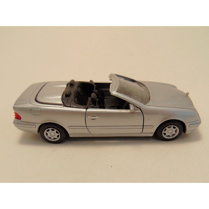 Mercedes CLK Cabrio 1:38 Edocar zilverkleurig