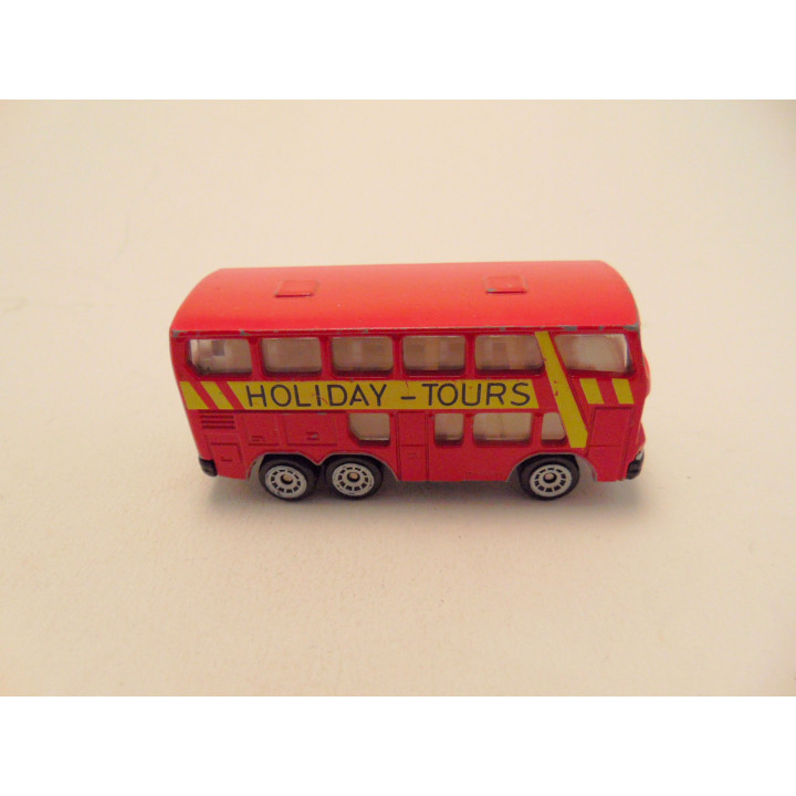 Dubbeldekker tour bus Holiday tours Siku 1353 rood