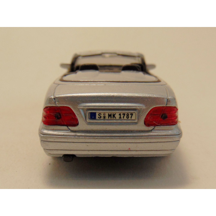 Mercedes CLK Cabrio 1:38 Edocar zilverkleurig