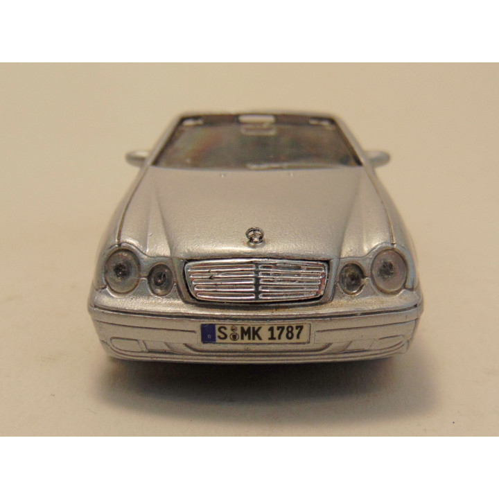 Mercedes CLK Cabrio 1:38 Edocar zilverkleurig