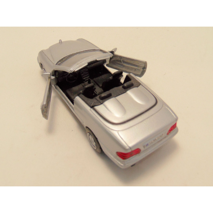 Mercedes CLK Cabrio 1:38 Edocar zilverkleurig
