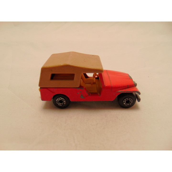 Jeep CJ6 Matchbox rood