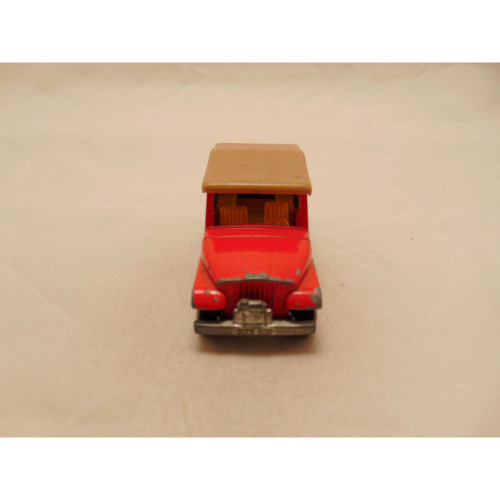 Jeep CJ6 Matchbox rood