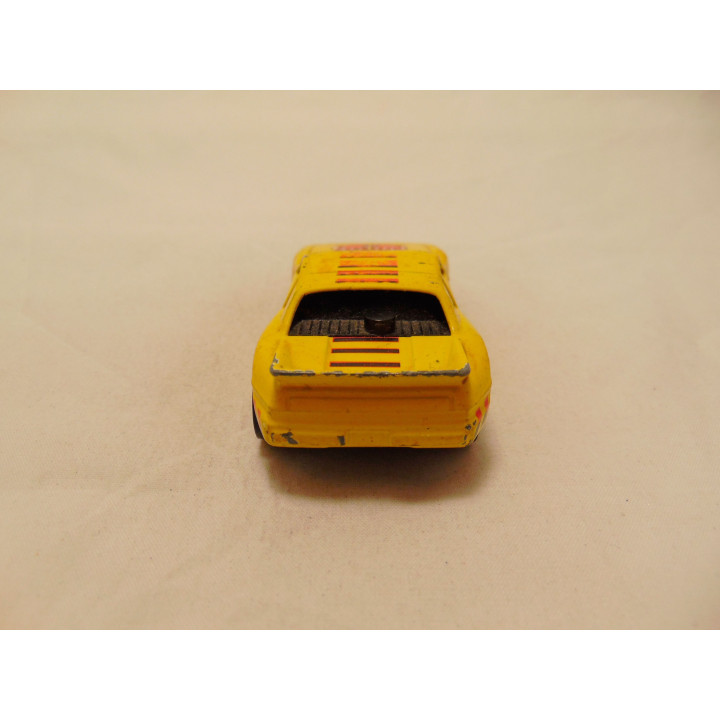 Pontiac Fiero Turbo 2 Matchbox geel Pontiac Fiero Turbo 2 Matchbox geel