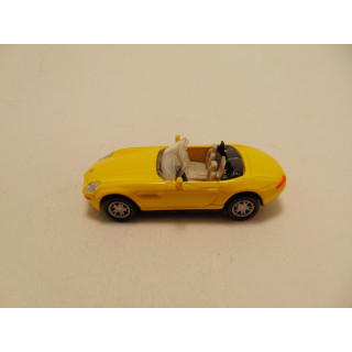 Bmw Z8 cabrio 1:72 JoyCity geel